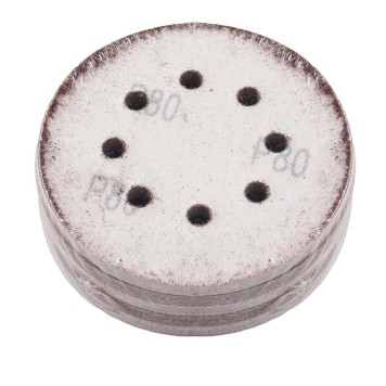 Papier ścierny 50szt. krążek 125mm P80 na rzep KD11809