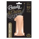 Number Rose Gold Number 1 foil balloon 92 cm