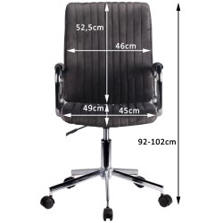 FOTEL OBROTOWY FD-24 GRANATOWY