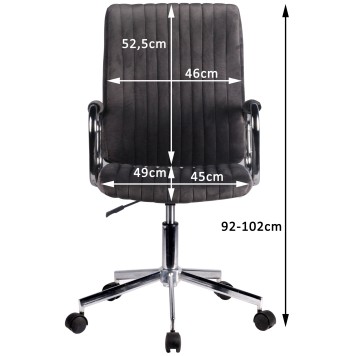 FOTEL OBROTOWY FD-24 GRANATOWY