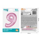 Number Light Pink Pink Number 9 Foil Balloon 92 cm