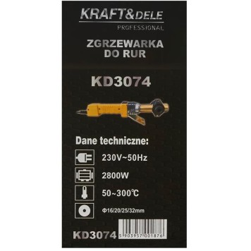 Zgrzewarka trzpieniowa do rur 2800W  KD3074