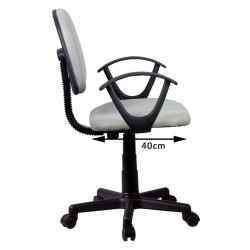 FOTEL OBROTOWY FD-3 CZARNY