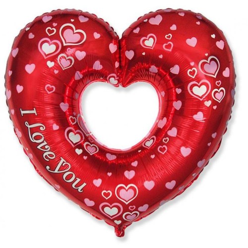 Love Fancy Heart foil balloon 86 cm (WP)