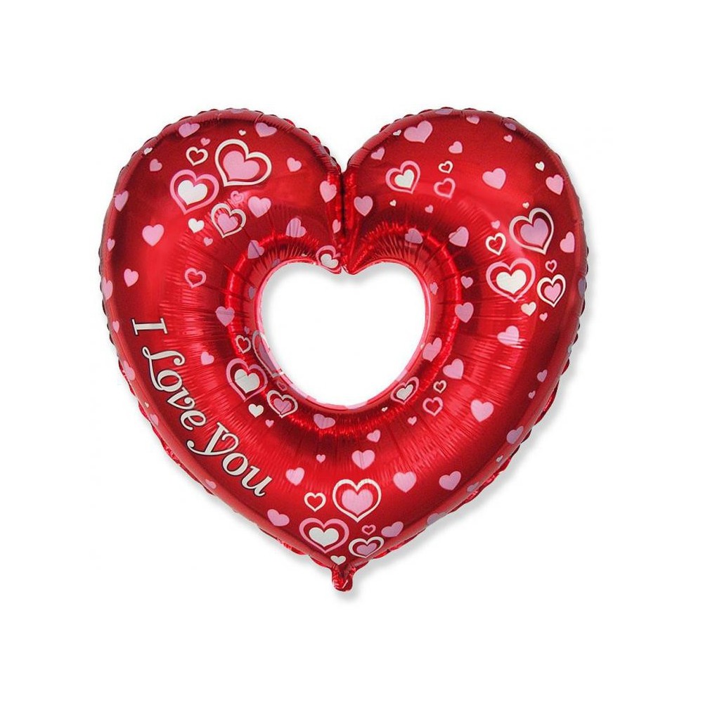 Love Fancy Heart foil balloon 86 cm (WP)