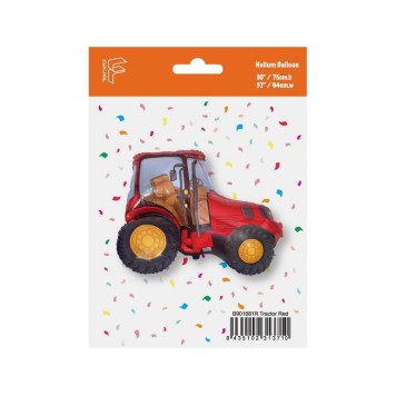 Tractor Red foil balloon 94 cm