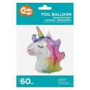 Unicorn Head foil balloon 60 cm