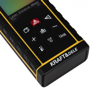 Laserowy miernik cyfrowy dalmierz 60m KD10406