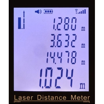 Laserowy miernik cyfrowy dalmierz 80m KD10407