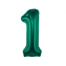 Number B&C Bottle Green Green Number 1 Foil Balloon 85 cm