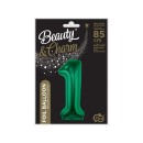 Number B&C Bottle Green Green Number 1 Foil Balloon 85 cm