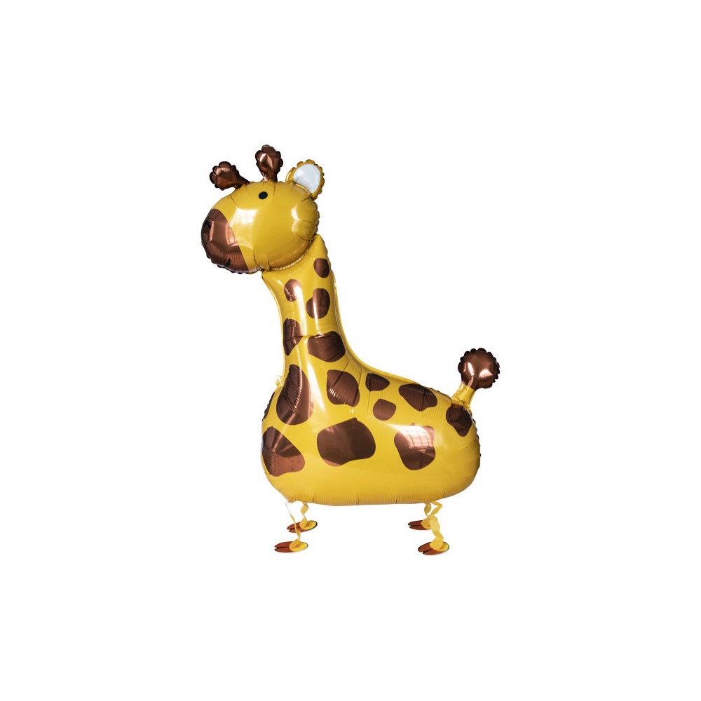 Giraffe Jungle walking foil balloon 109 cm