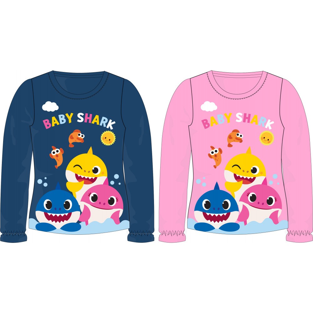 Baby Shark children's long-sleeve shirt 2-6 years