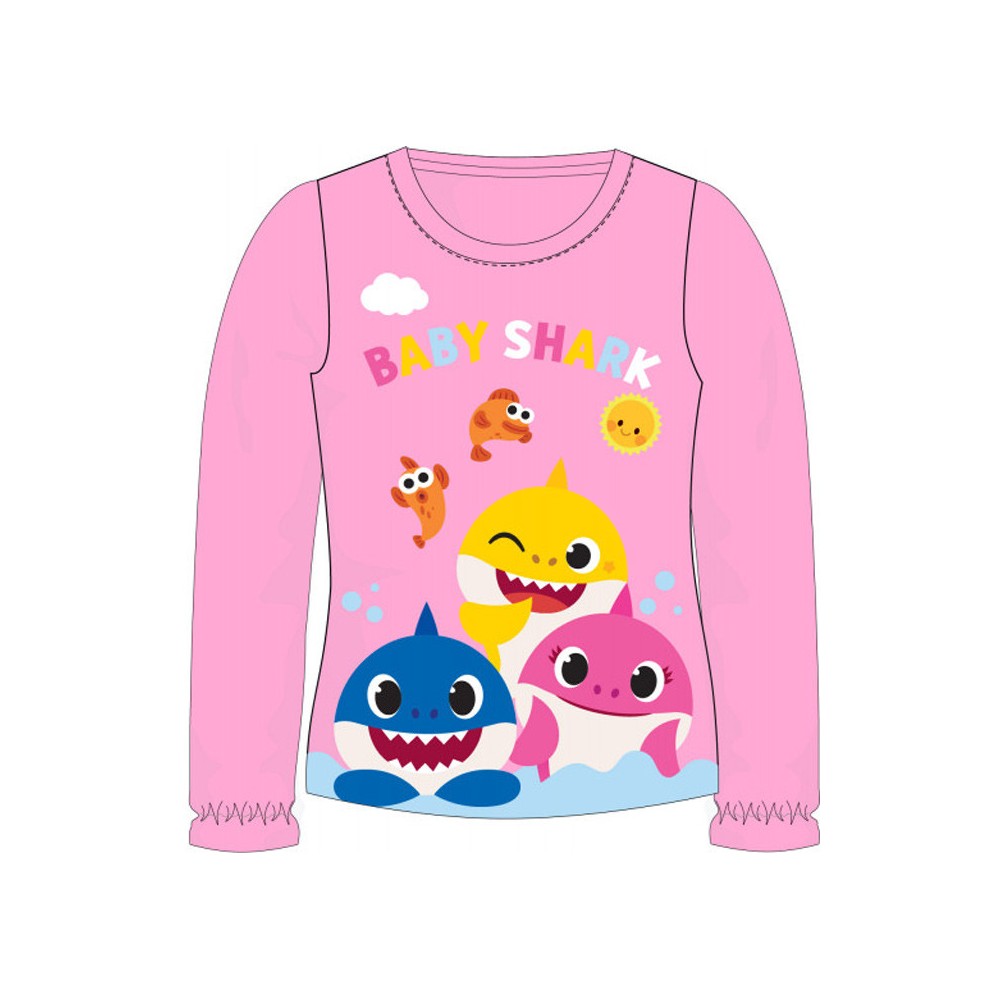 Baby Shark children's long sleeve t-shirt 104 cm