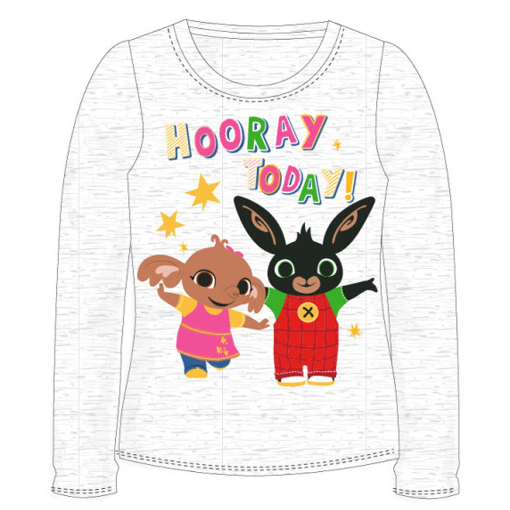 Bing Hooray Grey children's long sleeve t-shirt 2 years / 92 cm