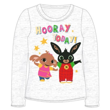Bing Hooray Grey children's long sleeve t-shirt 2 years / 92 cm