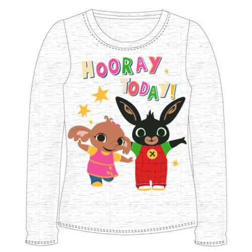 Bing Hooray Grey children's long sleeve t-shirt 4 years / 104 cm