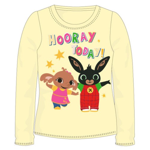 Bing Hooray Yellow children's long sleeve t-shirt 6 years / 116 cm