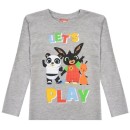 Bing Play Grey children's long-sleeve t-shirt 2 years / 92 cm