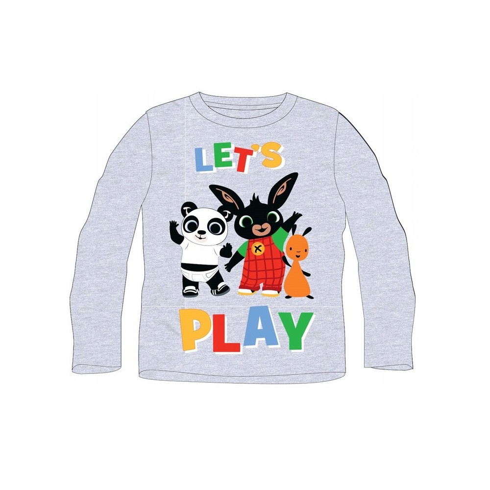 Bing Play Grey children's long sleeve shirt 6 years / 116 cm