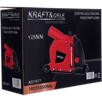 Osłona przeciwpyłowa z funkcją odsysania do szlifierki bruzdownicy 115/125mm KD1977