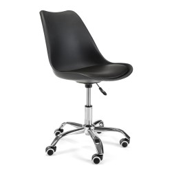 FOTEL OBROTOWY FD005 CZARNY