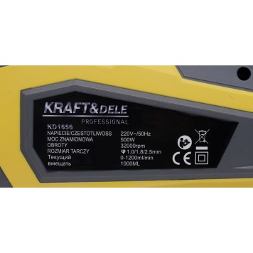 Pistolet natryskowy 500W 1000ml KD1656