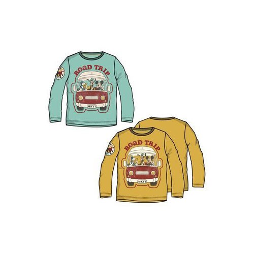 Disney Mickey  Road Trip children's long-sleeve t-shirt, top 3-8 years