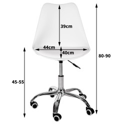 FOTEL OBROTOWY FD005 CZARNY