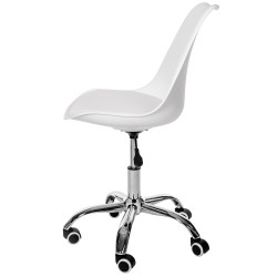 FOTEL OBROTOWY FD005 BIAŁY