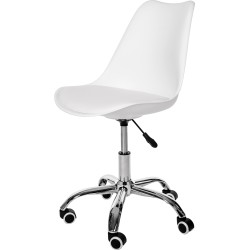 FOTEL OBROTOWY FD005 BIAŁY