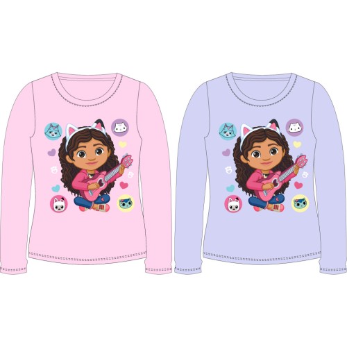 Gabby's Dollhouse Music children's long shirt, top 104-134 cm