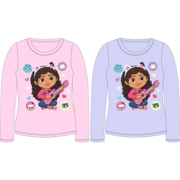Gabby's Dollhouse Music children's long shirt, top 104-134 cm