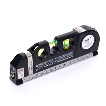 Poziomica laserowa z miarą 250cm KD10437