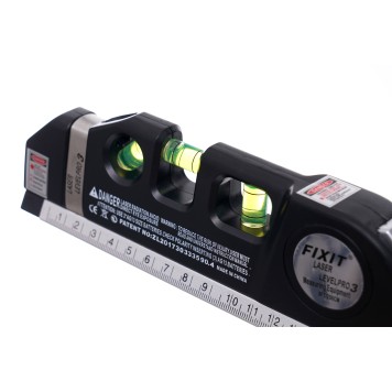 Poziomica laserowa z miarą 250cm KD10437