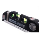 Poziomica laserowa z miarą 250cm KD10437