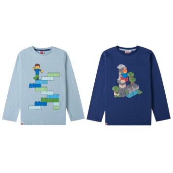 Lego children's long-sleeve shirt, top 3-8 years