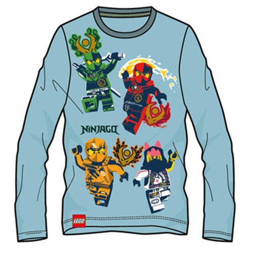 Lego Ninjago Battle Blue kids' long-sleeve t-shirt, top 8 years / 128 cm
