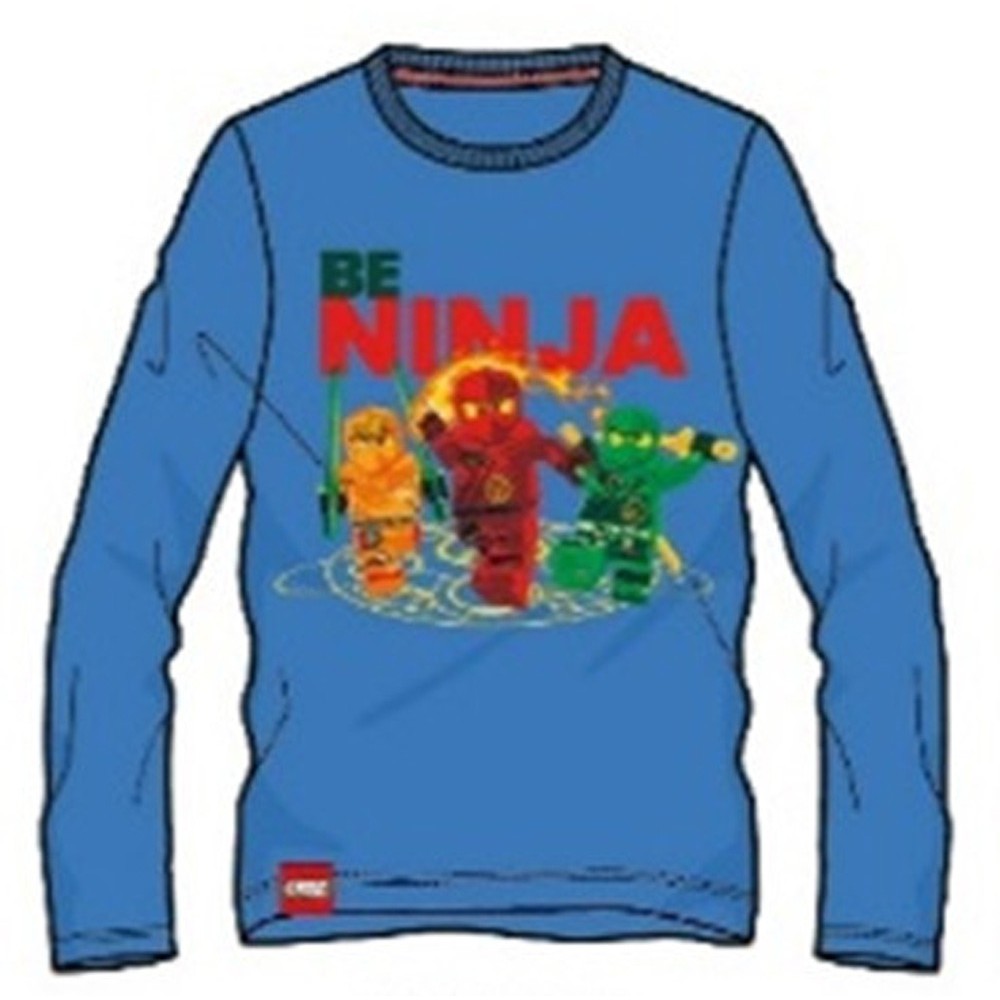 Lego Be Ninja Blue Ninjago children's long sleeve shirt, top 4 years / 104 cm