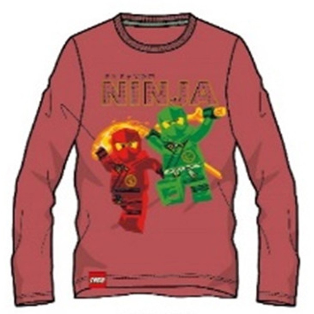 Lego Be Ninja Red Ninjago kids long-sleeve shirt, top 8 years / 128 cm