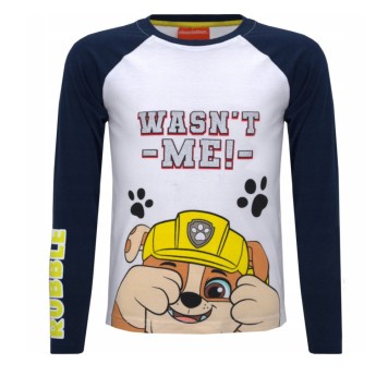Paw Patrol Black kids' long sleeve shirt, top 116 cm