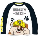 Paw Patrol Black long sleeve children's top, 128 cm