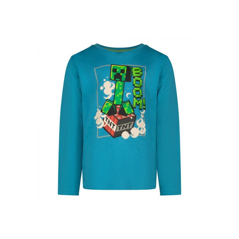 Minecraft BOOM! children's long sleeve shirt, top 10 years