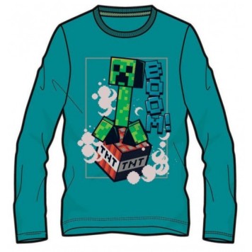 Minecraft BOOM! children's long sleeve top, 9 years