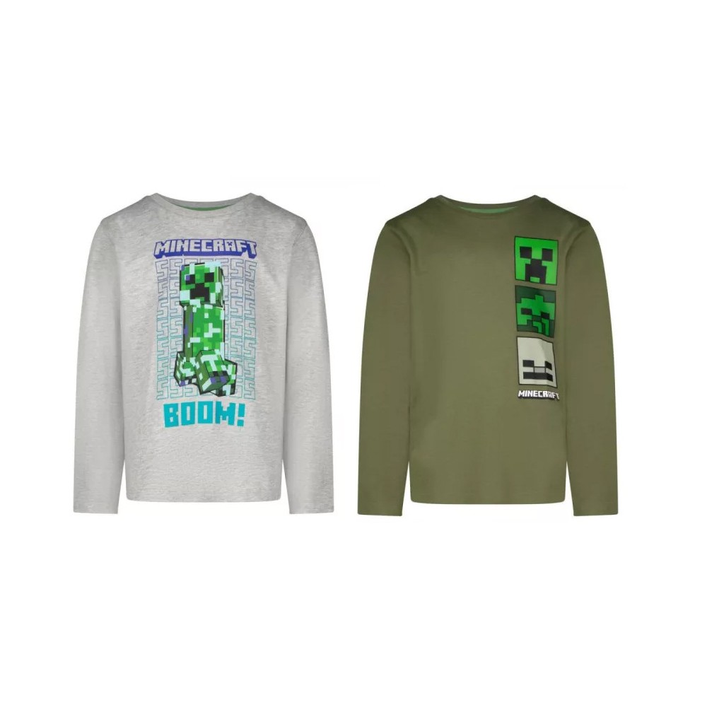 Minecraft children's long-sleeve t-shirt, top 6-12 years