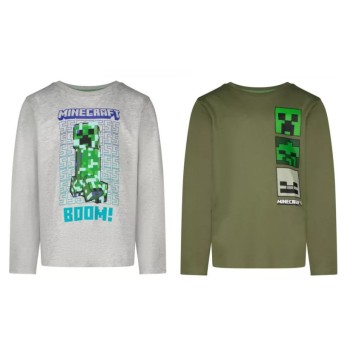 Minecraft children's long-sleeve t-shirt, top 6-12 years