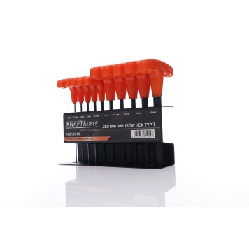 Zestaw 10 imbusów na stojaku KD10948