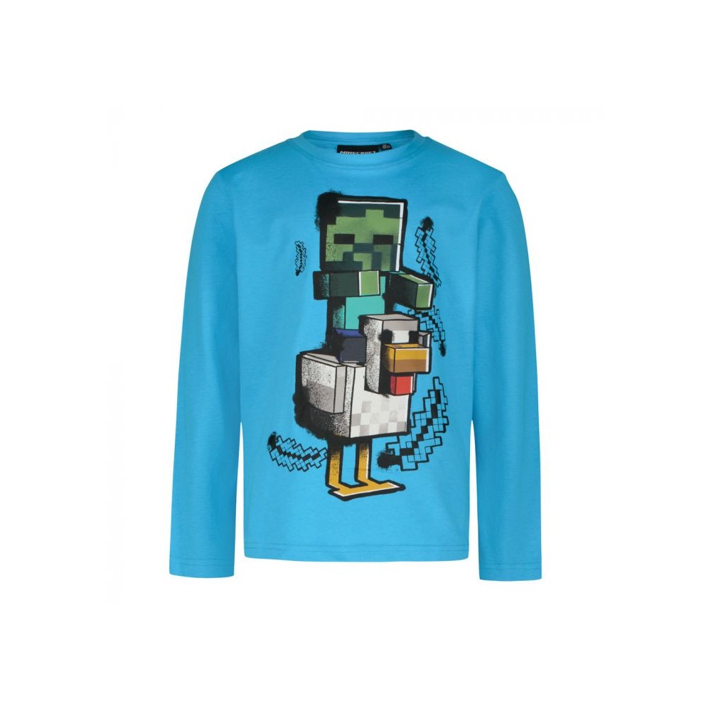 Minecraft children's long-sleeve T-shirt, top 8 years