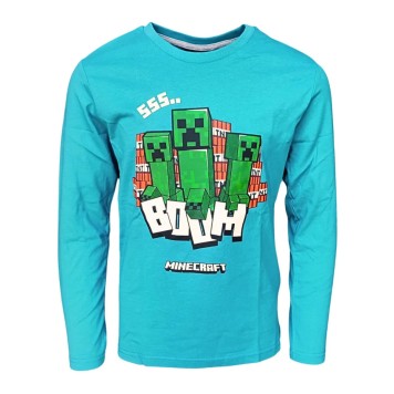 Minecraft Creeper children's long sleeve shirt, top 6-12 years