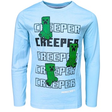 Minecraft Creeper children's long sleeve shirt, top 6-12 years